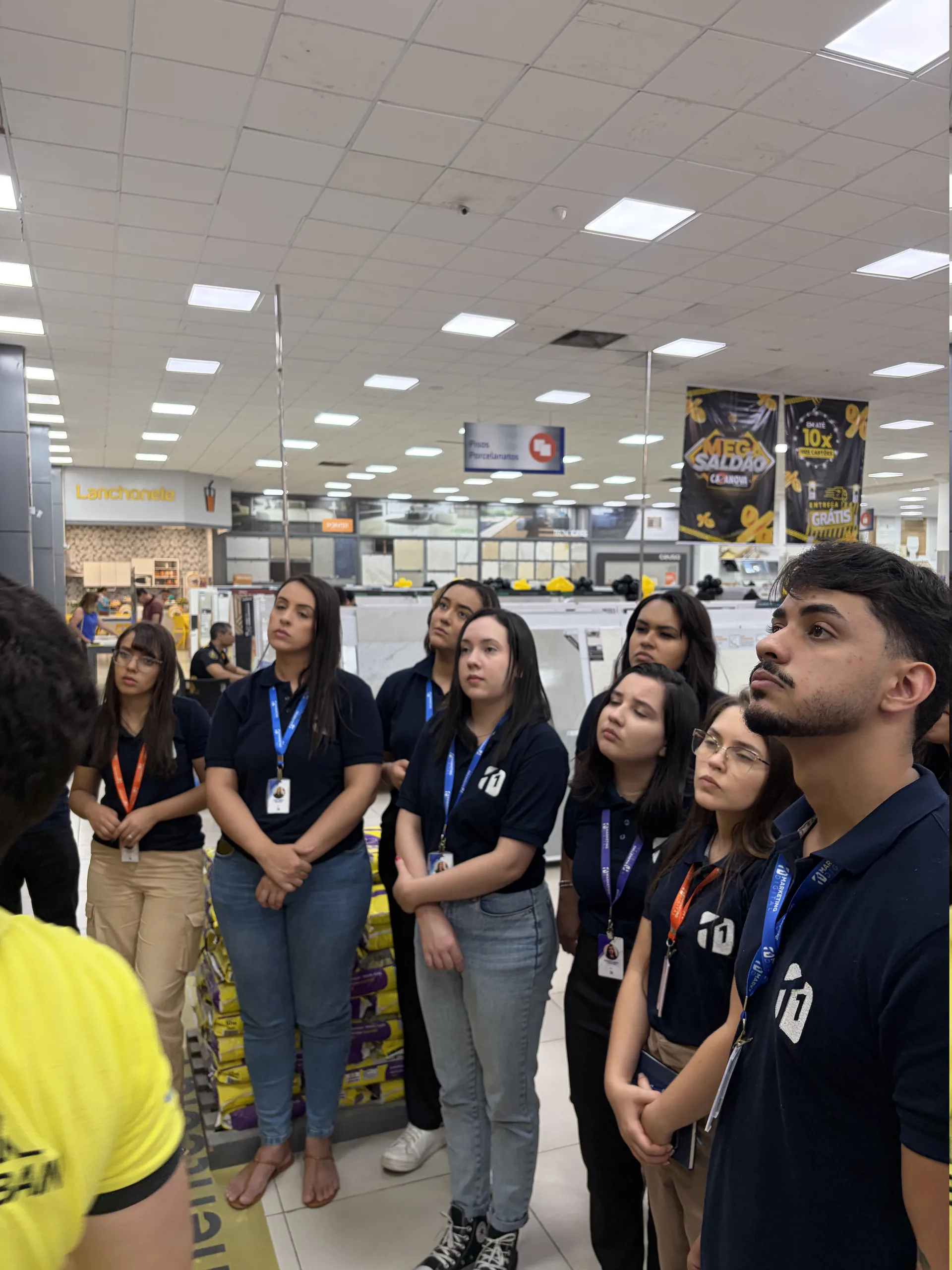 Treinamento externo T1 Digital em loja de varejo