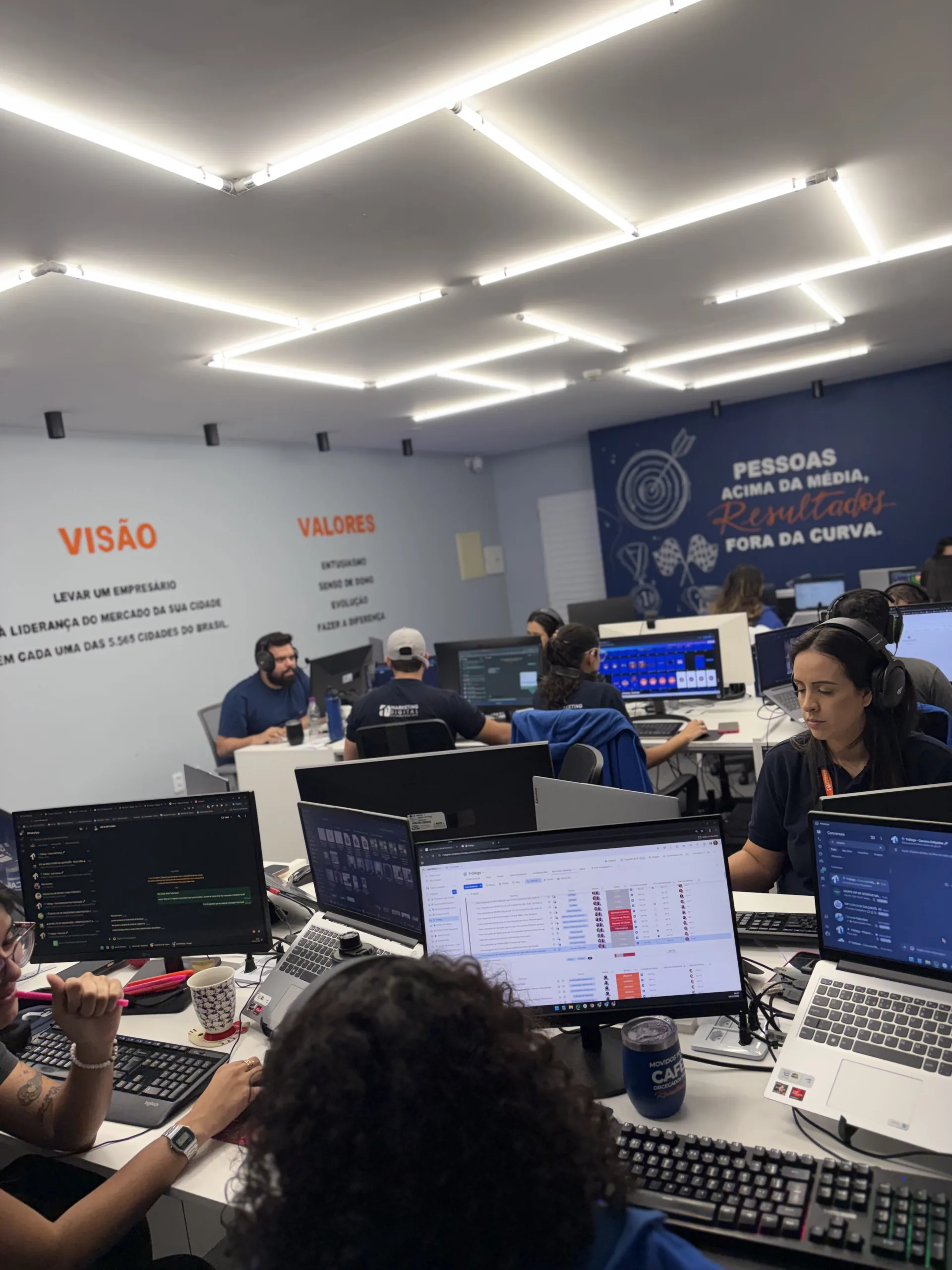 Equipe T1 Digital em ação